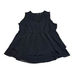 Torrid Women's Sleeveless Peplum Top‎ 2XL Lace Neckline